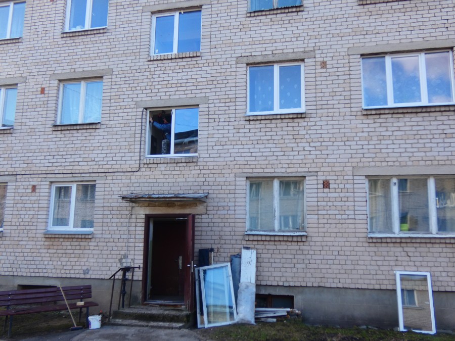 Paveiktie remontdarbi daudzdzīvokļu dzīvojamās mājās 2020. gada februārī